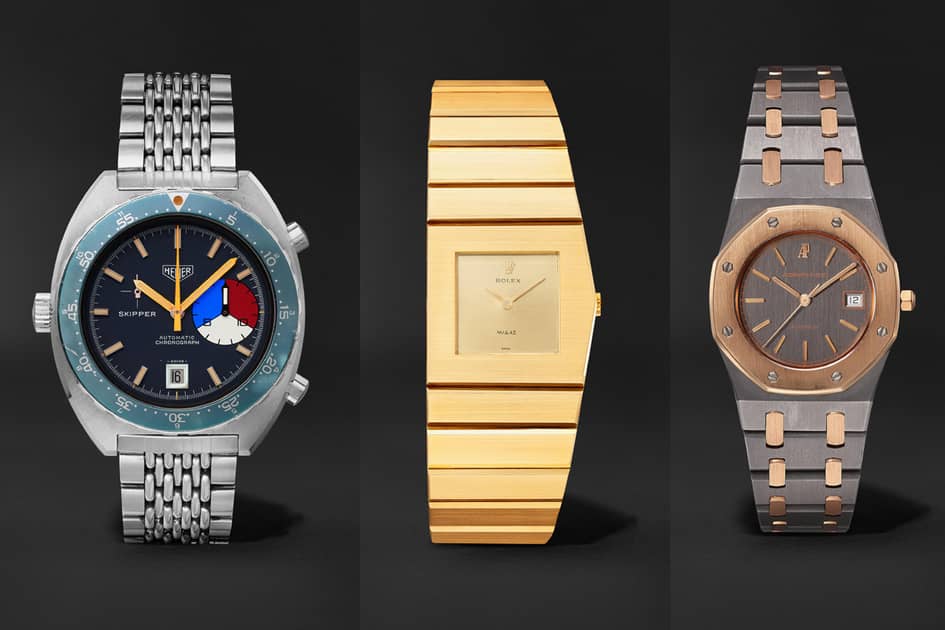 Mr Porter lanza una gama de relojes antiguos en el Reino Unido Mr Porter lanza una gama de relojes antiguos en el Reino Unido