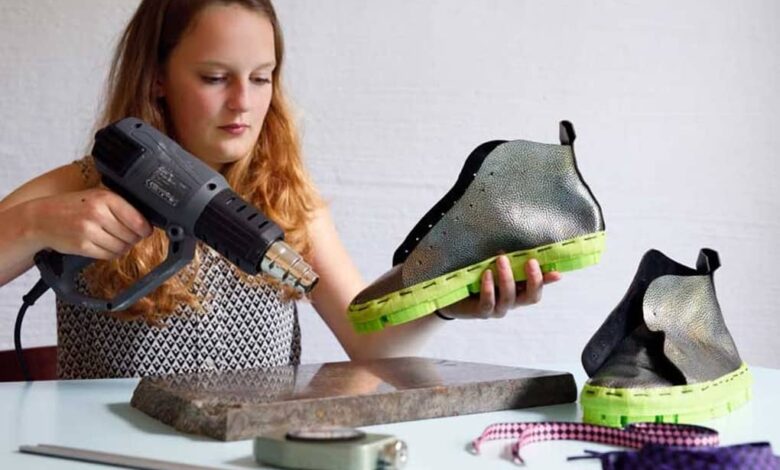 Fabricación de calzado de punto y zapatos impresos en 3D