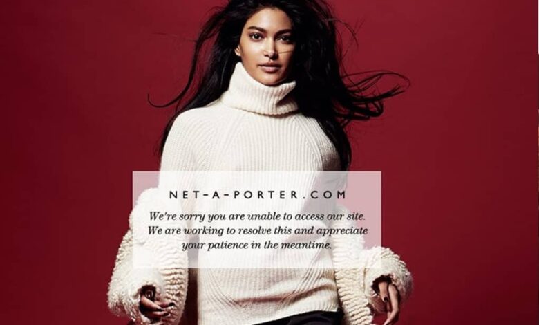 Net-a-Porter colapsa antes del Black Friday después del lanzamiento de ventas