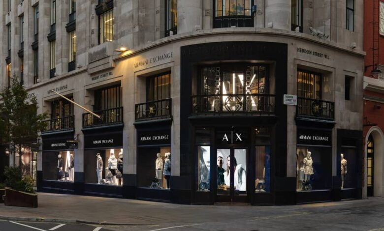 Armani Exchange inaugura tienda insignia en Londres