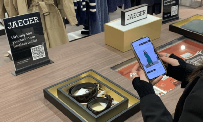 Marks & Spencer busca la funcionalidad de prueba virtual en la tienda para Jaeger