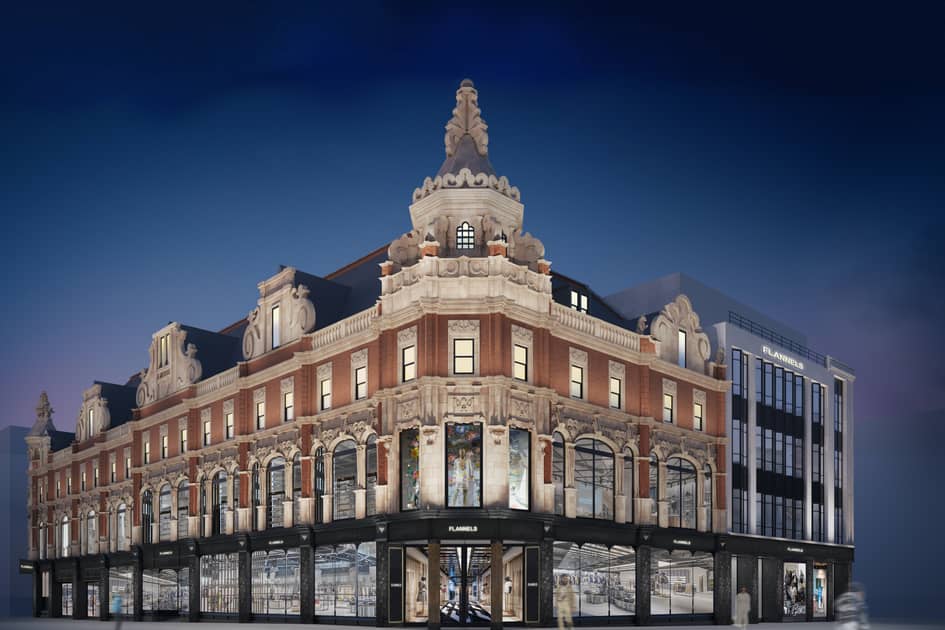 Frasers Group abrirá tres nuevos buques insignia de Flannels