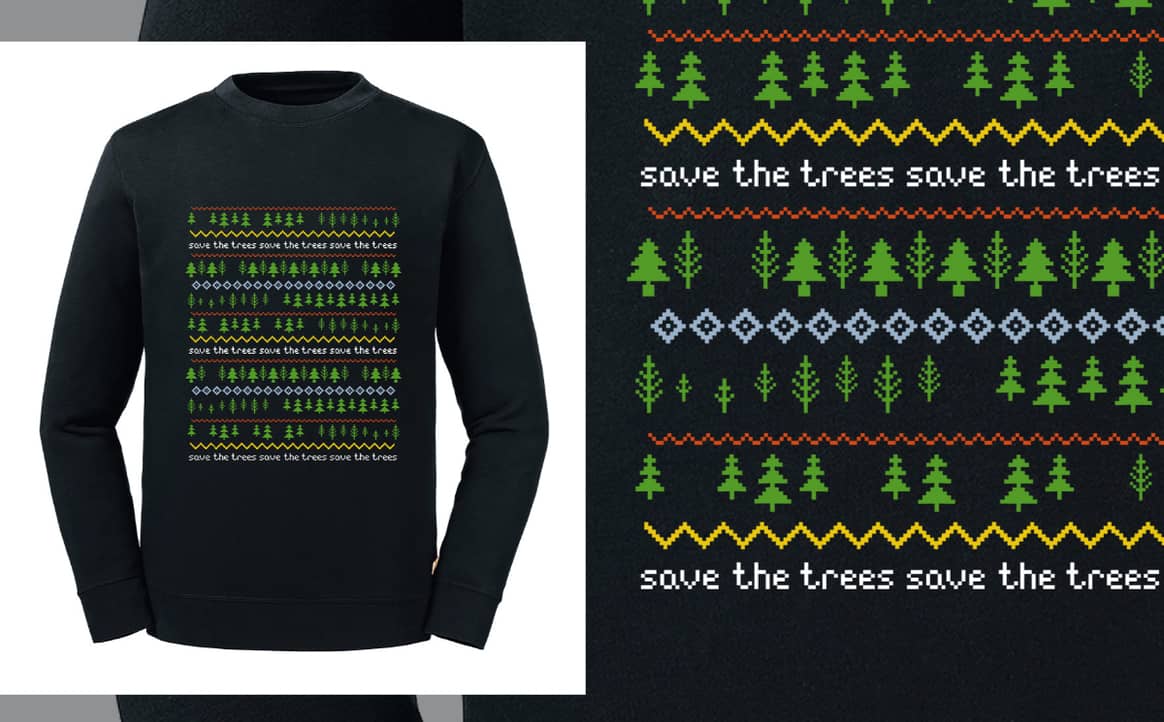 Icon lanza suéteres navideños reversibles ecológicos