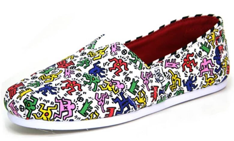 Los famosos diseños de Keith Haring aparecerán en los zapatos de Tom