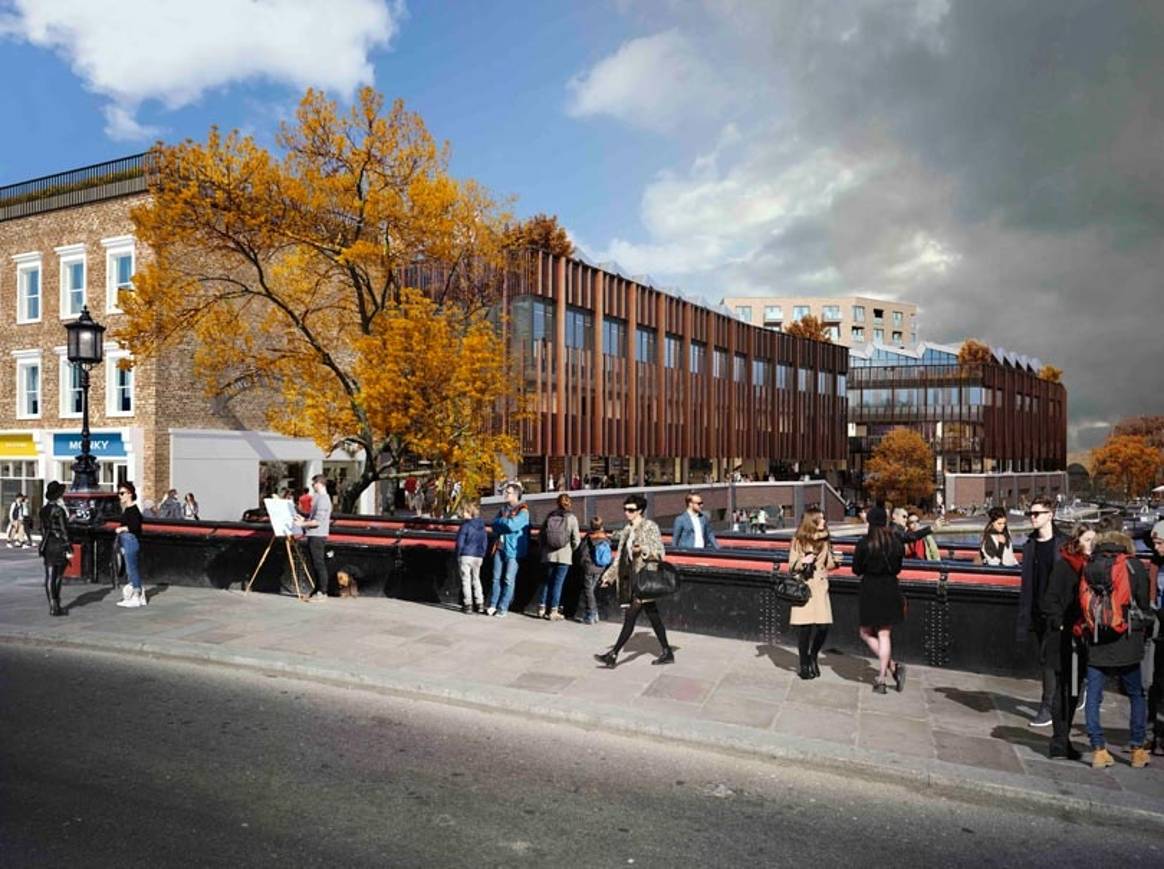 La visión para el desarrollo de Hawley Wharf Camden ha sido revelada