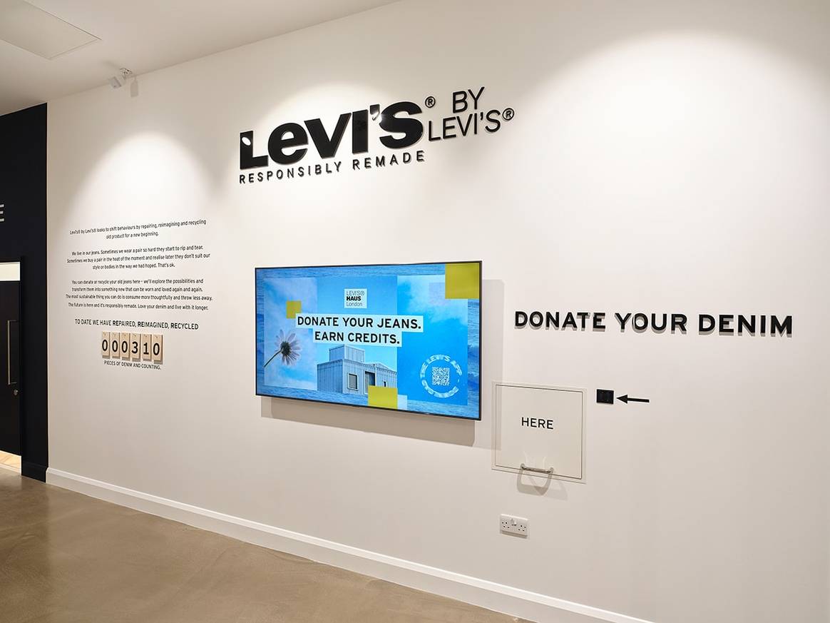 Levi's abre una tienda de concepto circular en el Soho de Londres
