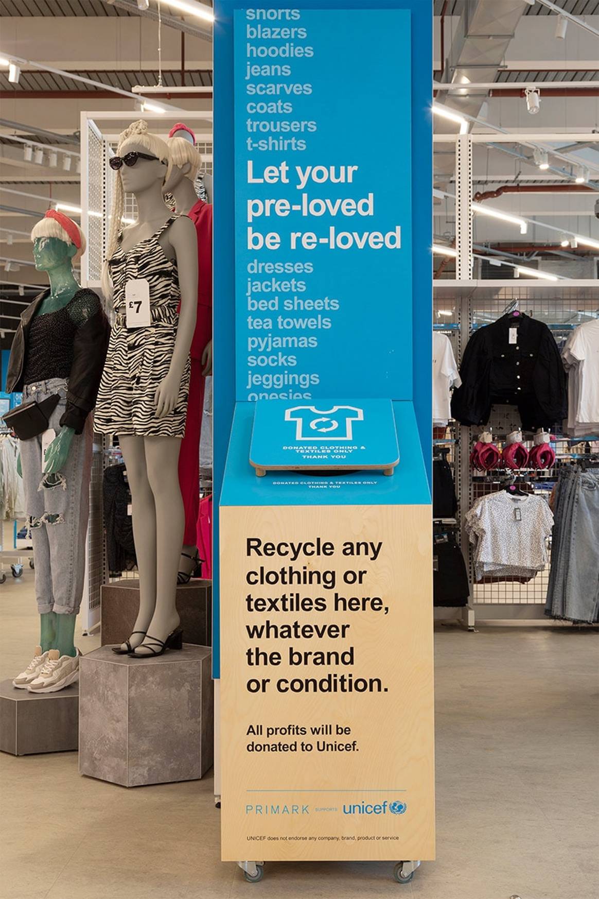 Primark está lanzando un nuevo esquema de reciclaje en las tiendas del Reino Unido