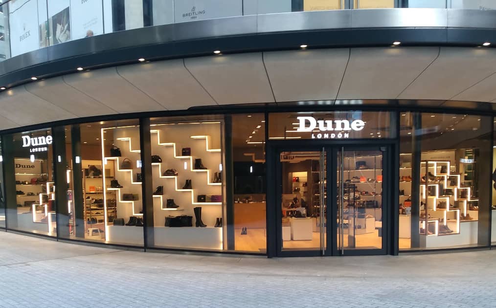 Dune abre una nueva tienda insignia en Londres