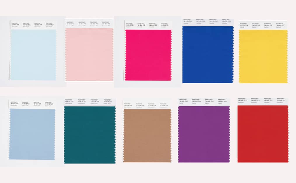 Pantone presenta el informe de tendencias de color para NYFW SS22