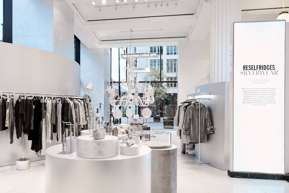 Selfridges abre una tienda circular festiva con ropa vintage y de segunda mano